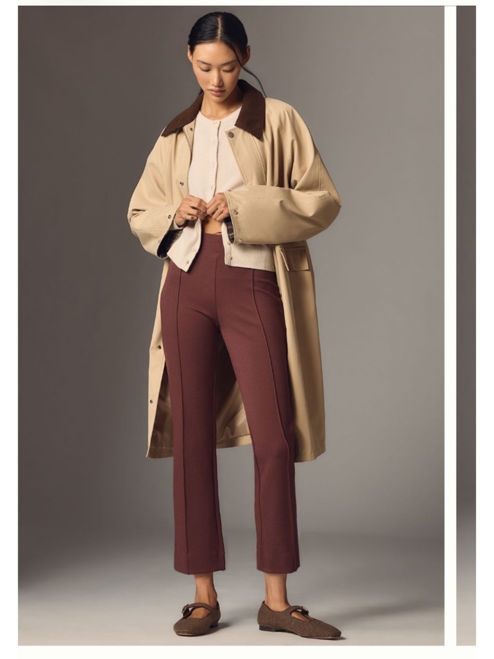 The Poppy Kick Flare Pull on Pants by Maeve Small